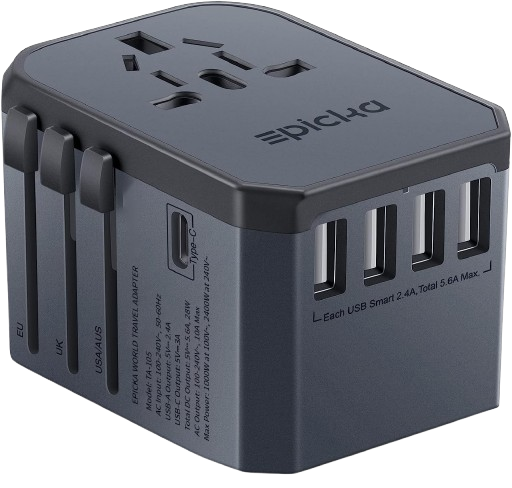Best EPICKA Universal Travel Adapters (2026) | Charge 6 Devices