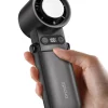 black-foldable-turbo-handheld-fan Epicla black portable personal cooling fan