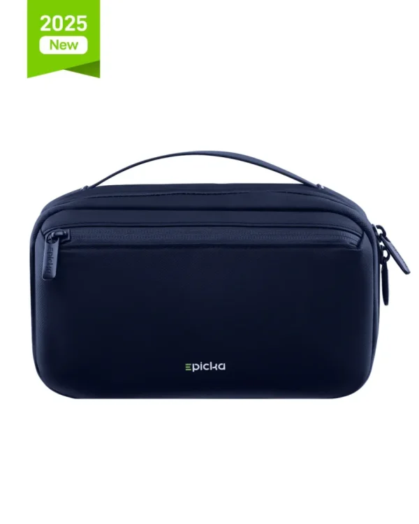 epicka-navy-blue-electronics-organizer-travel-case Epicka 2025 New navy travel tech organizer pouch