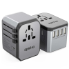 Epicka universal travel adapter with EU, UK, USA/AUS plugs and USB-A, USB-C ports