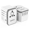 Epicka universal world travel adapter with USB-C and multiple USB ports