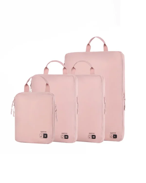 Epicka pink packing cube set S, M, L
