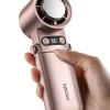 rose-gold-foldable-turbo-handheld-fan Epicka rose gold portable handheld cooling fan