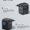 EPICKA universal travel adapter how-to guide for worldwide plugs and USB ports.