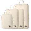 Epicka cream packing cubes set S M L for travel organization